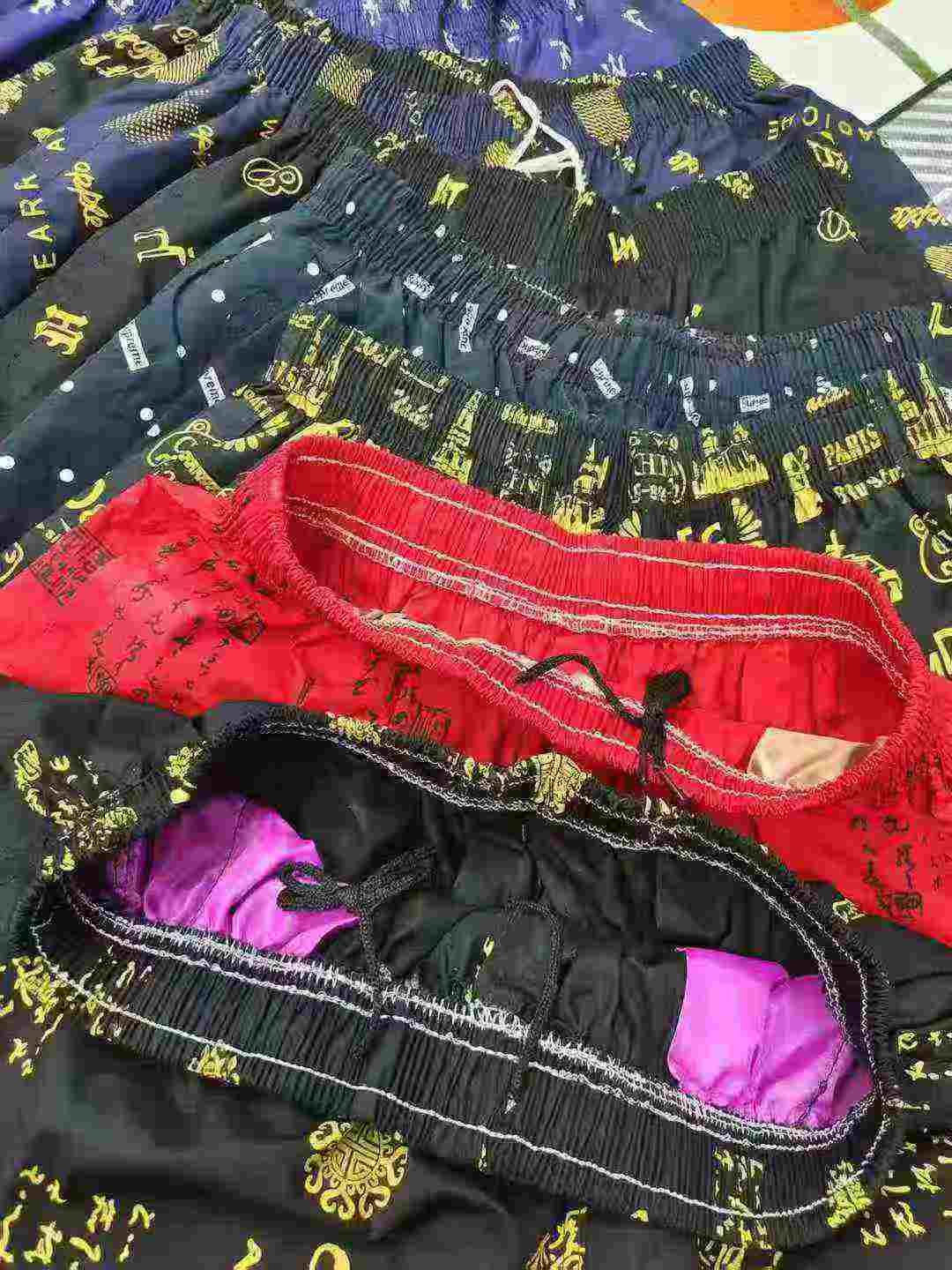 2800 Pcs Summer Thin Men's Loose Plaid Cargo Casual Shorts One Size Individual Pack - Image 4