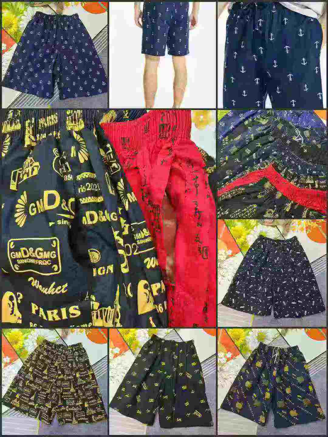 2800 Pcs Summer Thin Men's Loose Plaid Cargo Casual Shorts One Size Individual Pack - Image 7