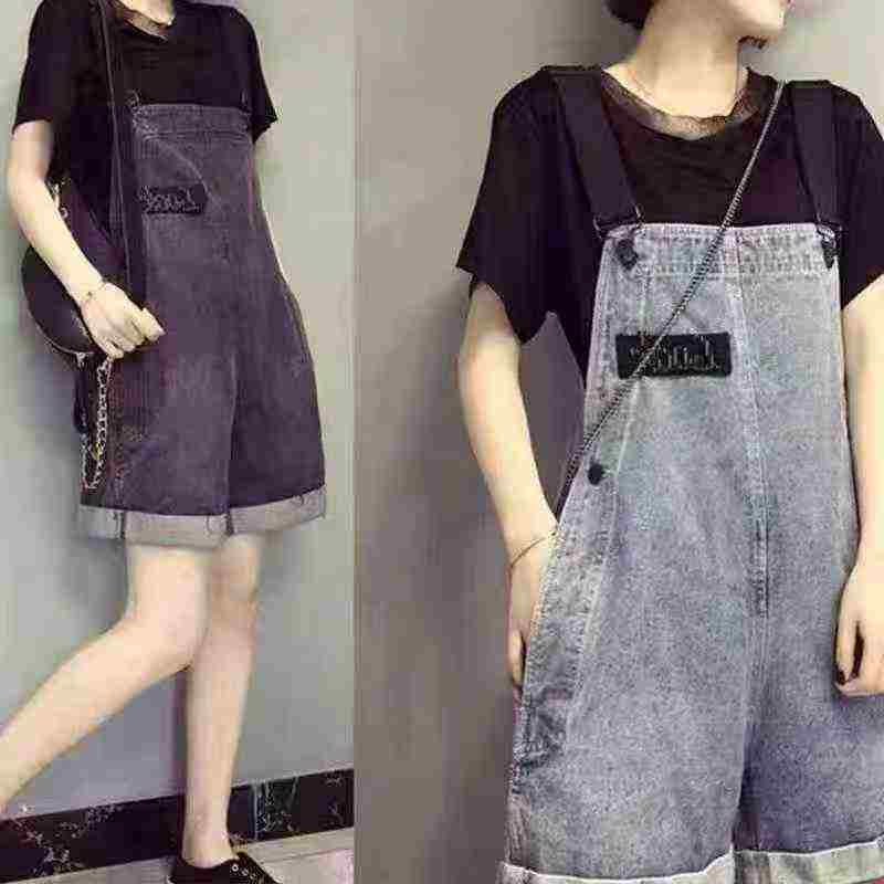 Washed Assorted Suspender Denim Shorts & Skirts Full Clearance 2000 Pieces Wholesale - Image 4