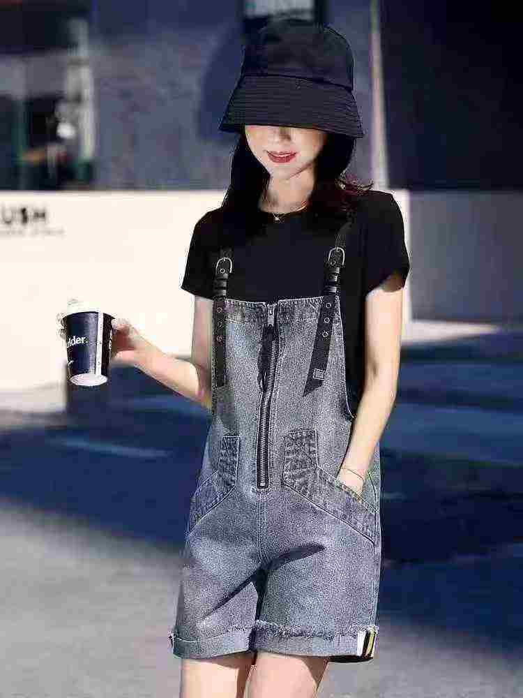 Washed Assorted Suspender Denim Shorts & Skirts Full Clearance 2000 Pieces Wholesale - Image 7