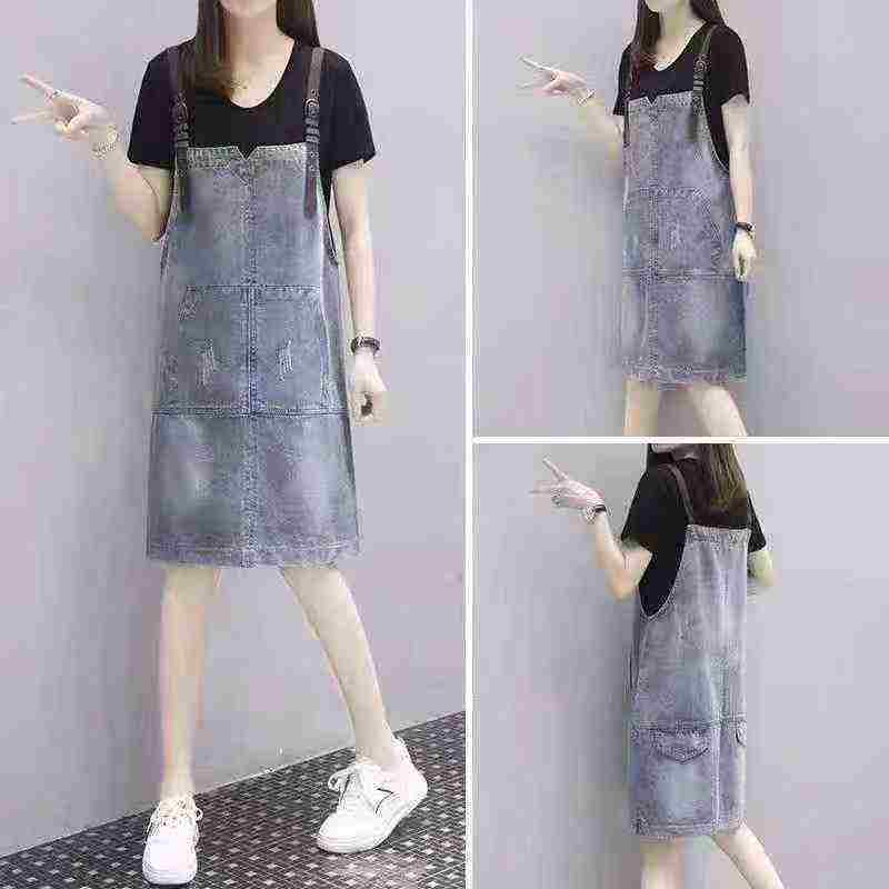 Washed Assorted Suspender Denim Shorts & Skirts Full Clearance 2000 Pieces Wholesale - Image 9