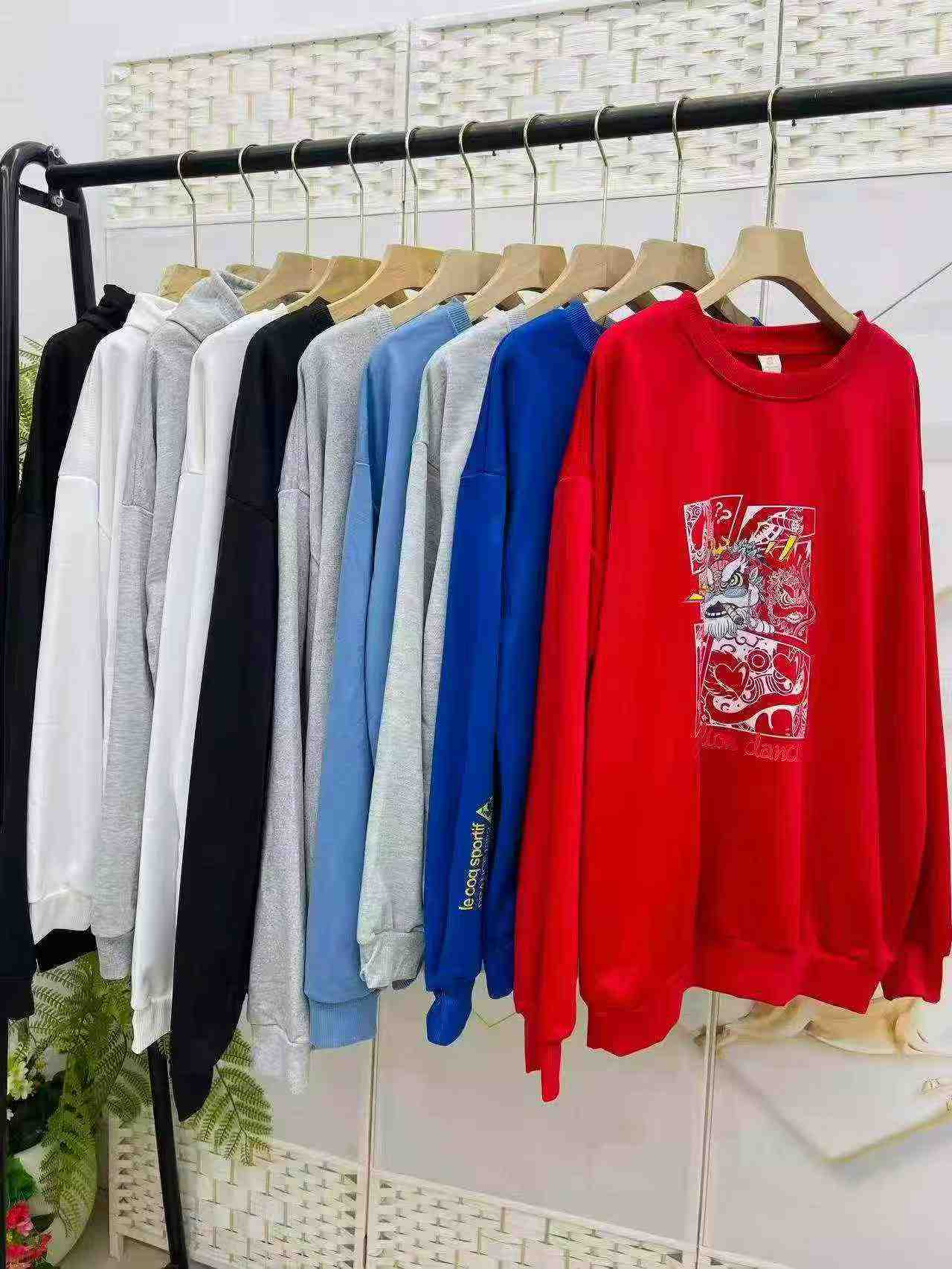 Men's Terry Fleece Sweatshirts, 114 Pieces, Size S-4XL, Individual Packing - Image 5