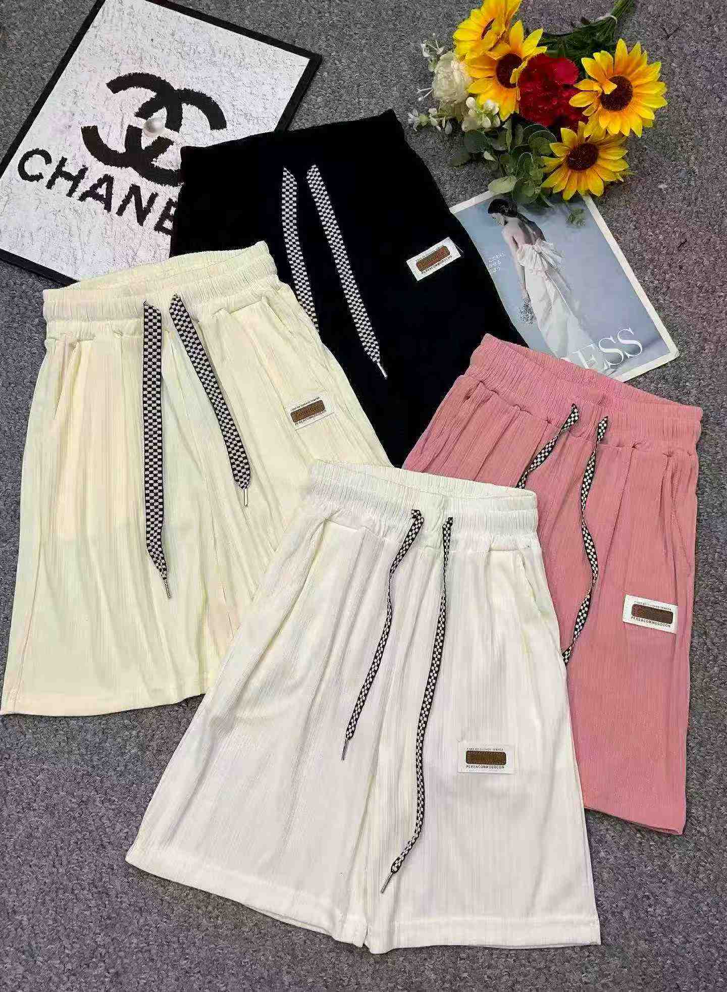 New Summer Retro Ice Silk Casual Unisex Shorts S-2XL 1595pcs - Image 2