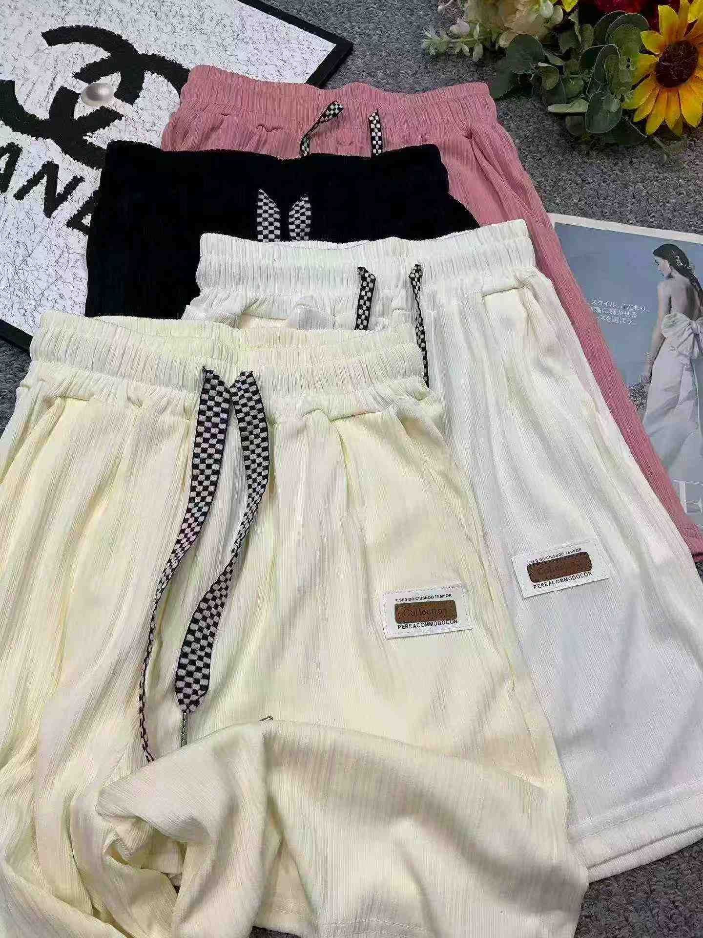 New Summer Retro Ice Silk Casual Unisex Shorts S-2XL 1595pcs - Image 3