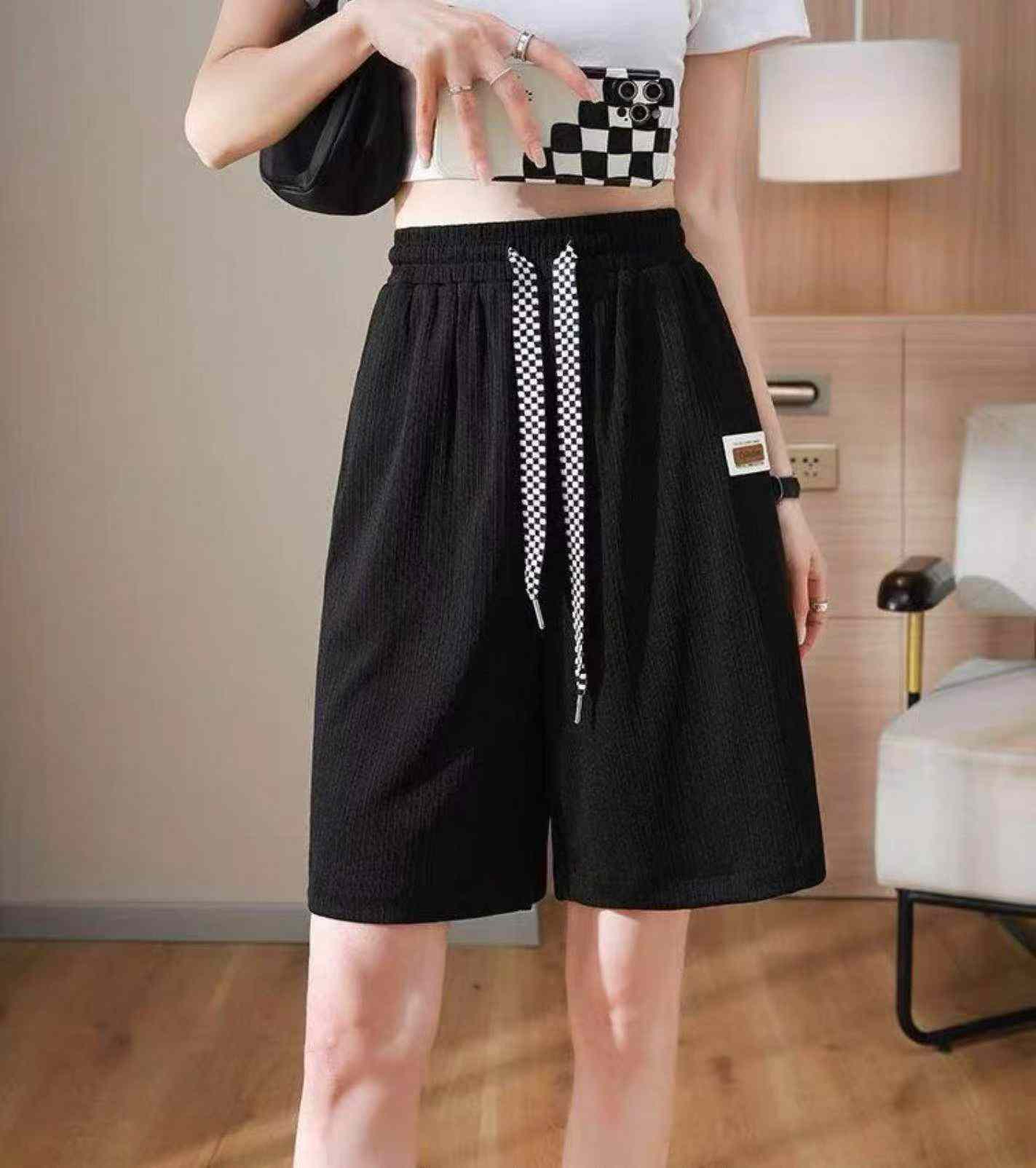 New Summer Retro Ice Silk Casual Unisex Shorts S-2XL 1595pcs - Image 7