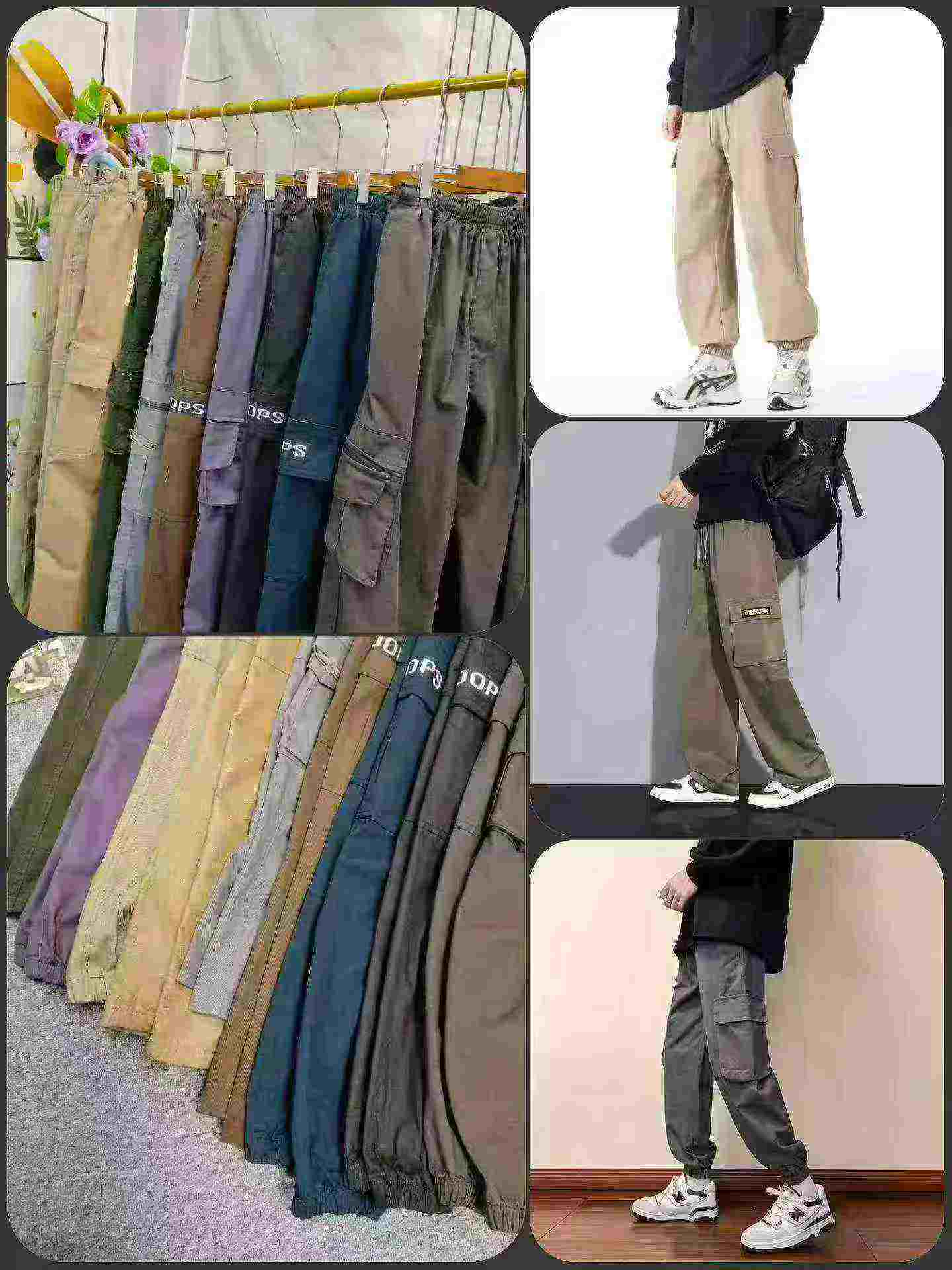 2888 Pieces Cargo Pants Straight & Cuff Sizes XL-3XL Clearance - Image 7
