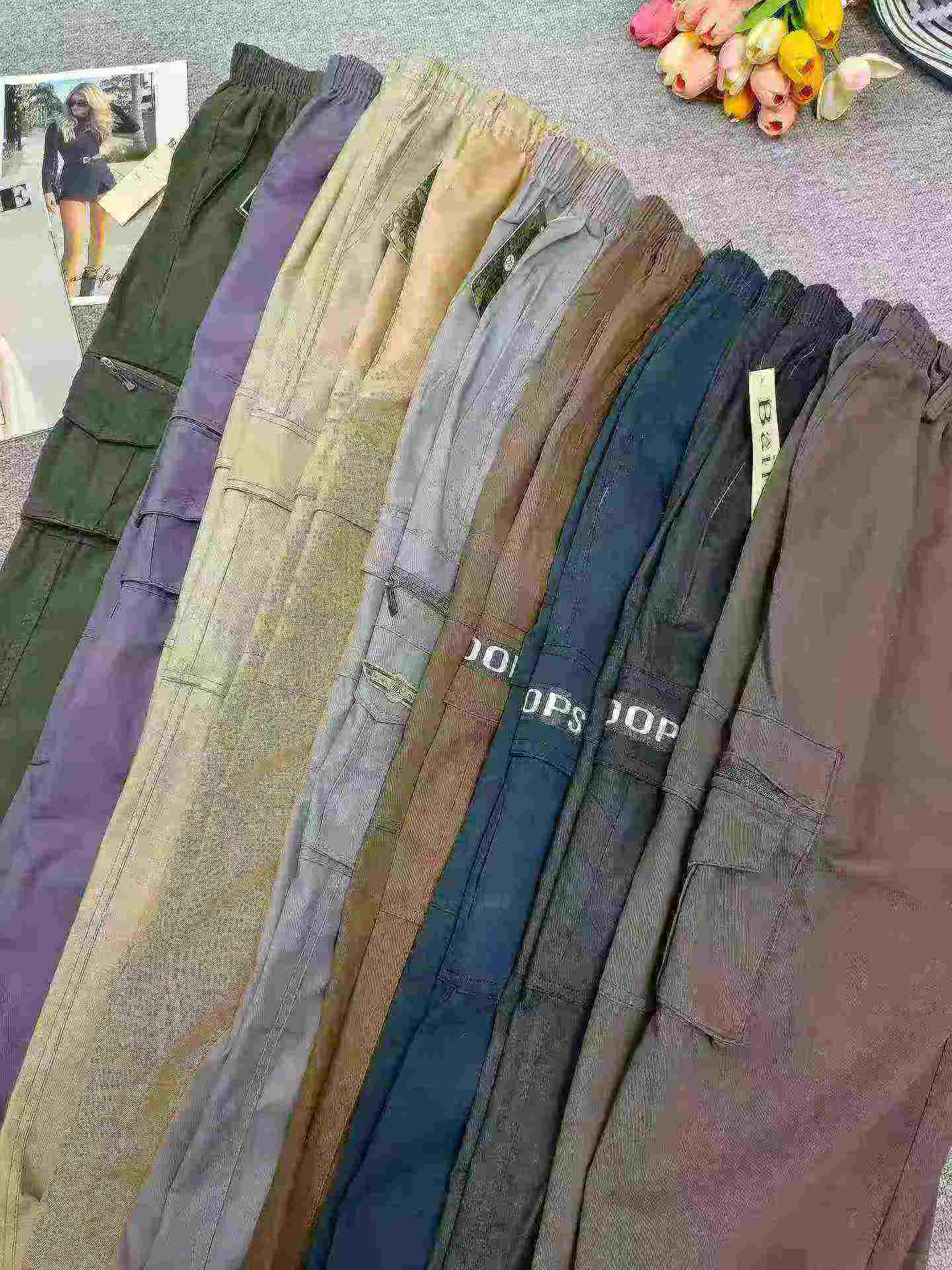 2888 Pieces Cargo Pants Straight & Cuff Sizes XL-3XL Clearance - Image 9