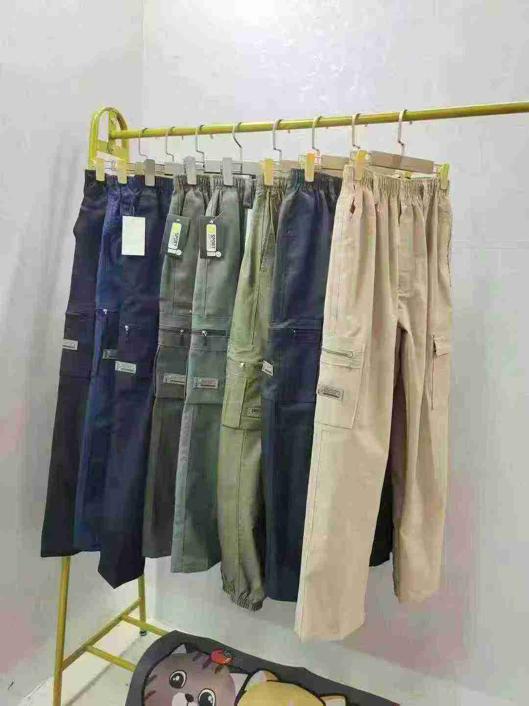 3000 Pcs Elastic Waist Straight Cargo Pants, Individual Pack, Sizes XL-XXXL - Image 2