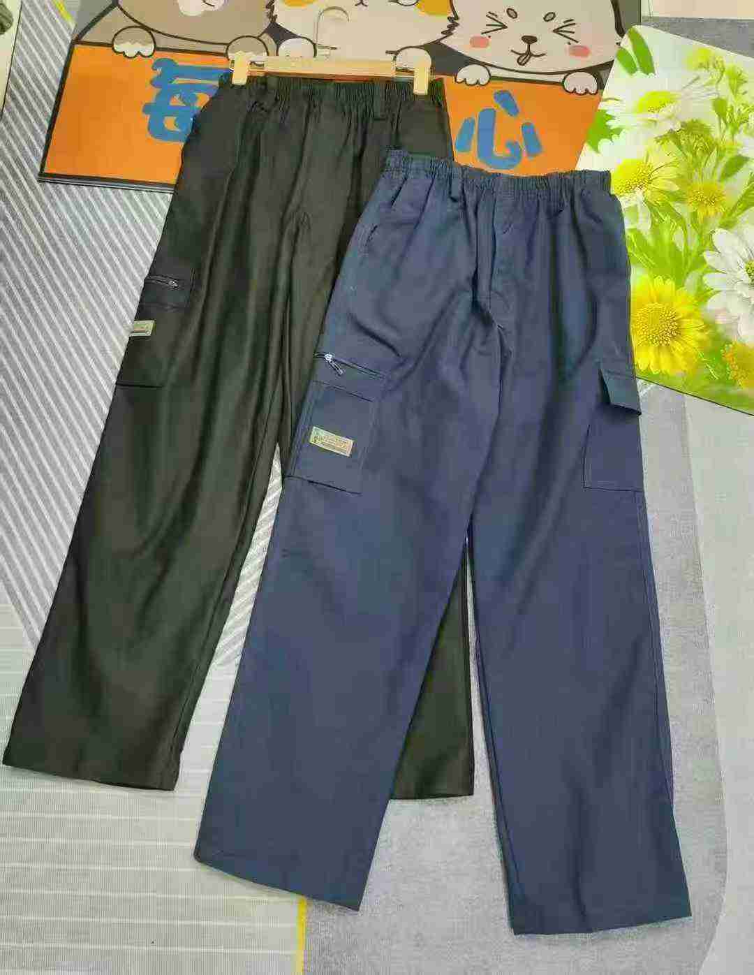 3000 Pcs Elastic Waist Straight Cargo Pants, Individual Pack, Sizes XL-XXXL - Image 6