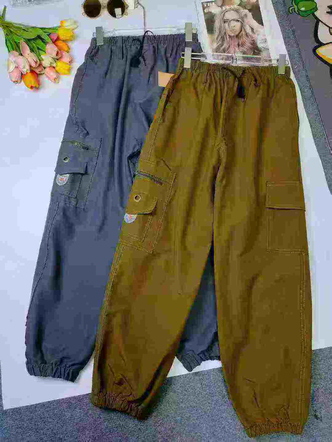 5000 Pcs Drawstring Cargo Pants, XL-XXXL, Individual Packing - Image 9