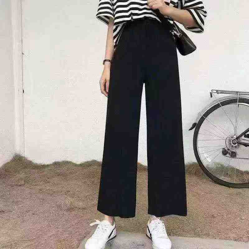 Korean Style Loose Wide-leg Straight Pants, 103 Pcs Clearance - Image 5