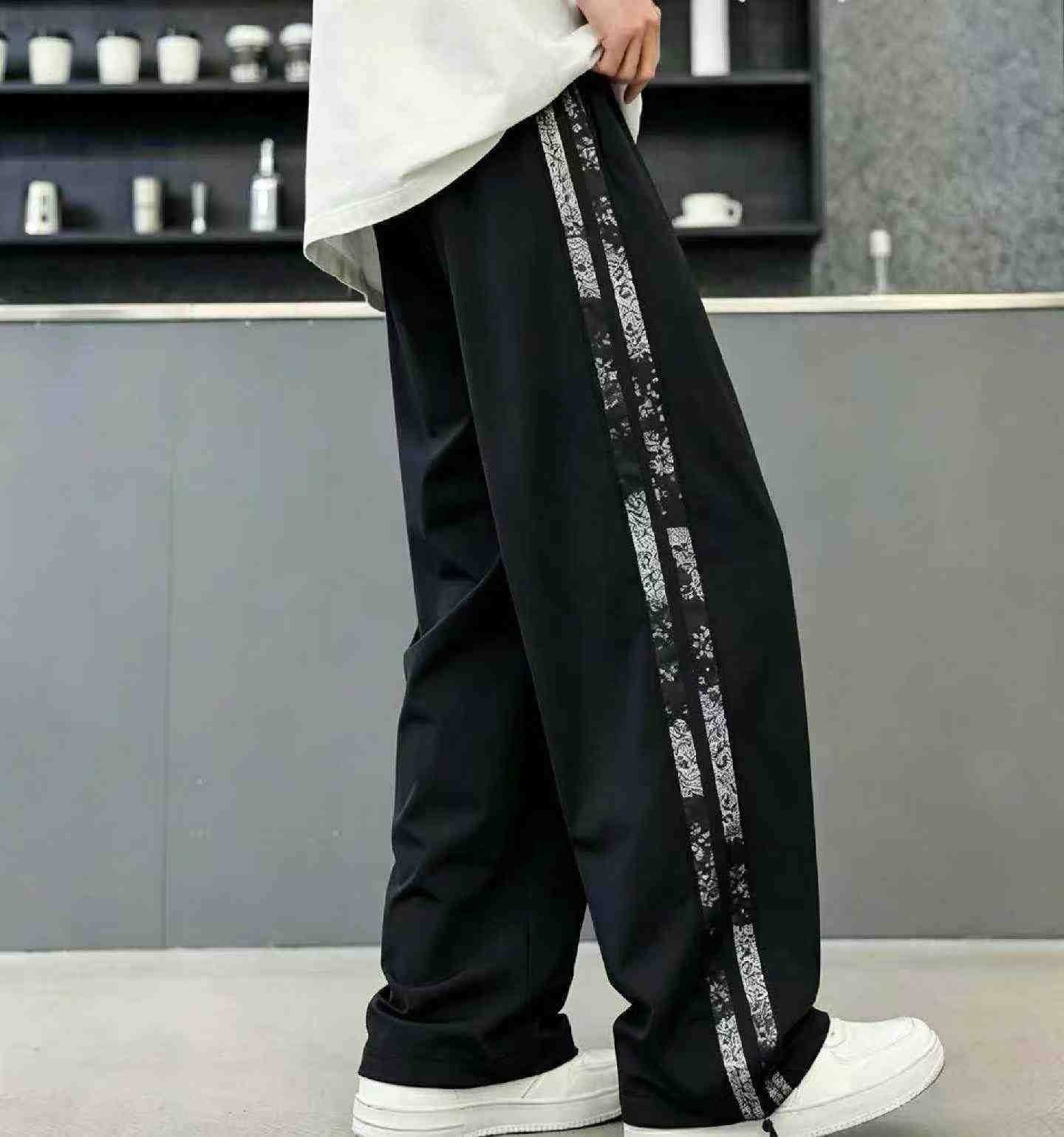 New Spring Summer Vintage Men's Ice Silk Casual Pants 130 Pieces - Image 5