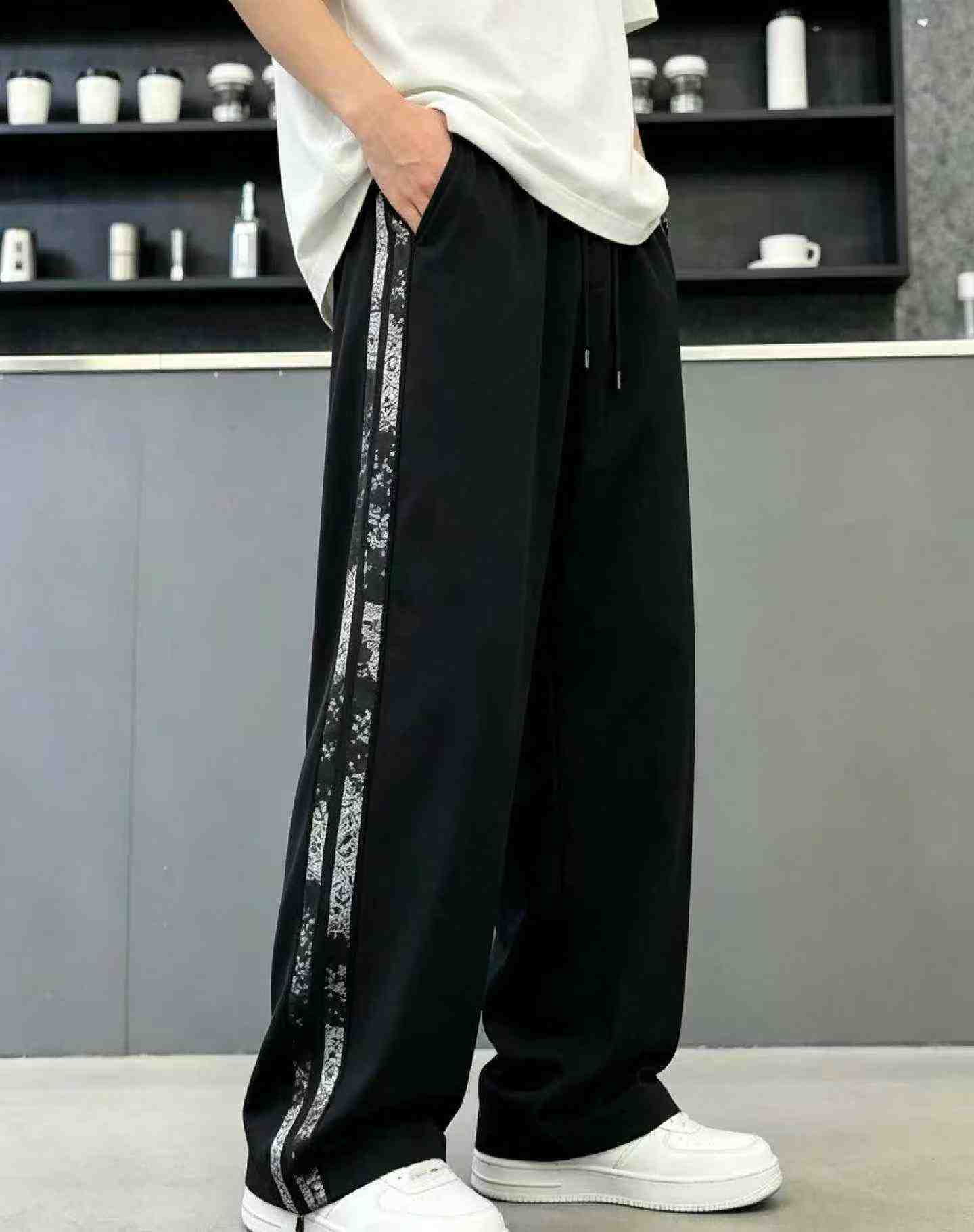 New Spring Summer Vintage Men's Ice Silk Casual Pants 130 Pieces - Image 6