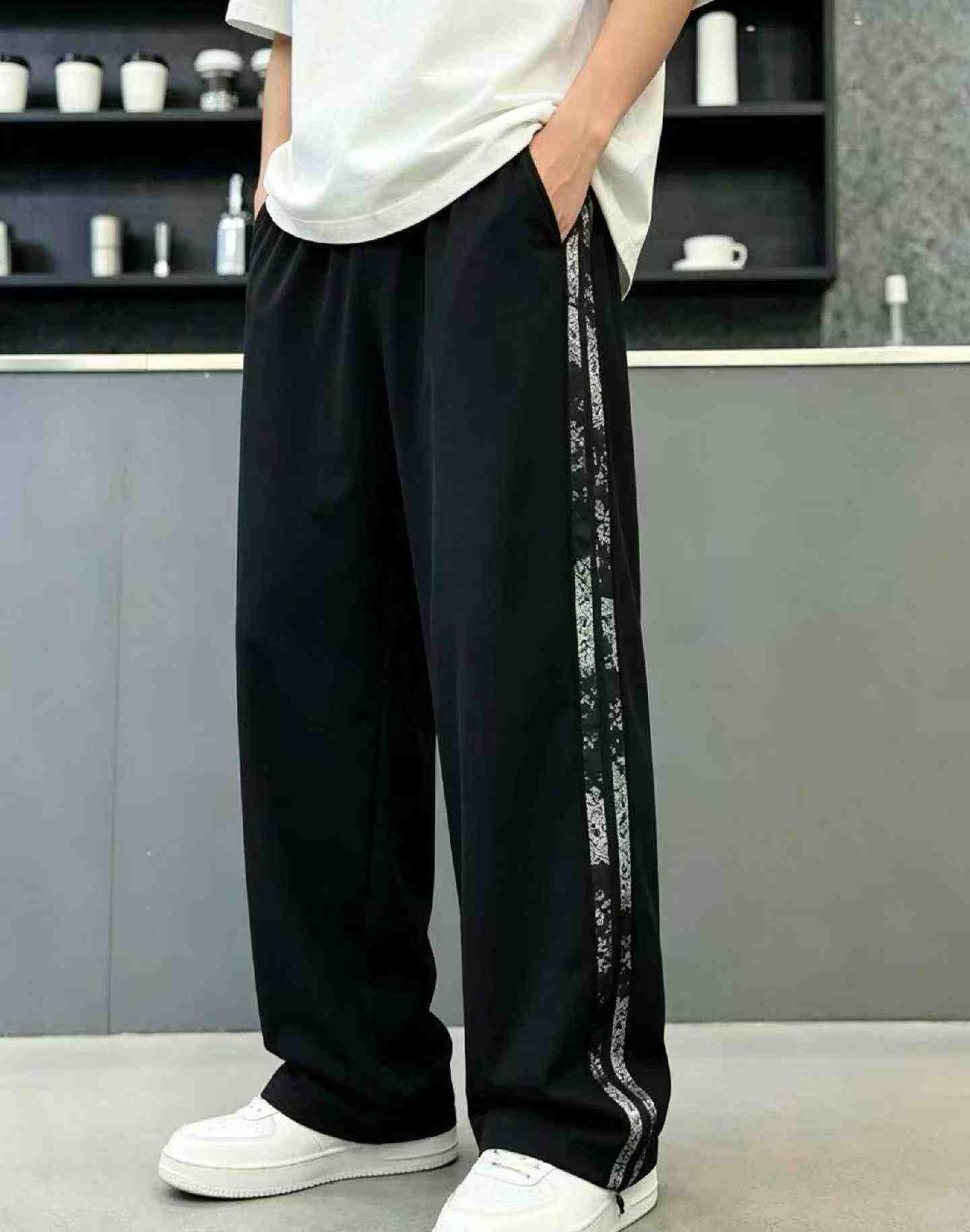 New Spring Summer Vintage Men's Ice Silk Casual Pants 130 Pieces - Image 7