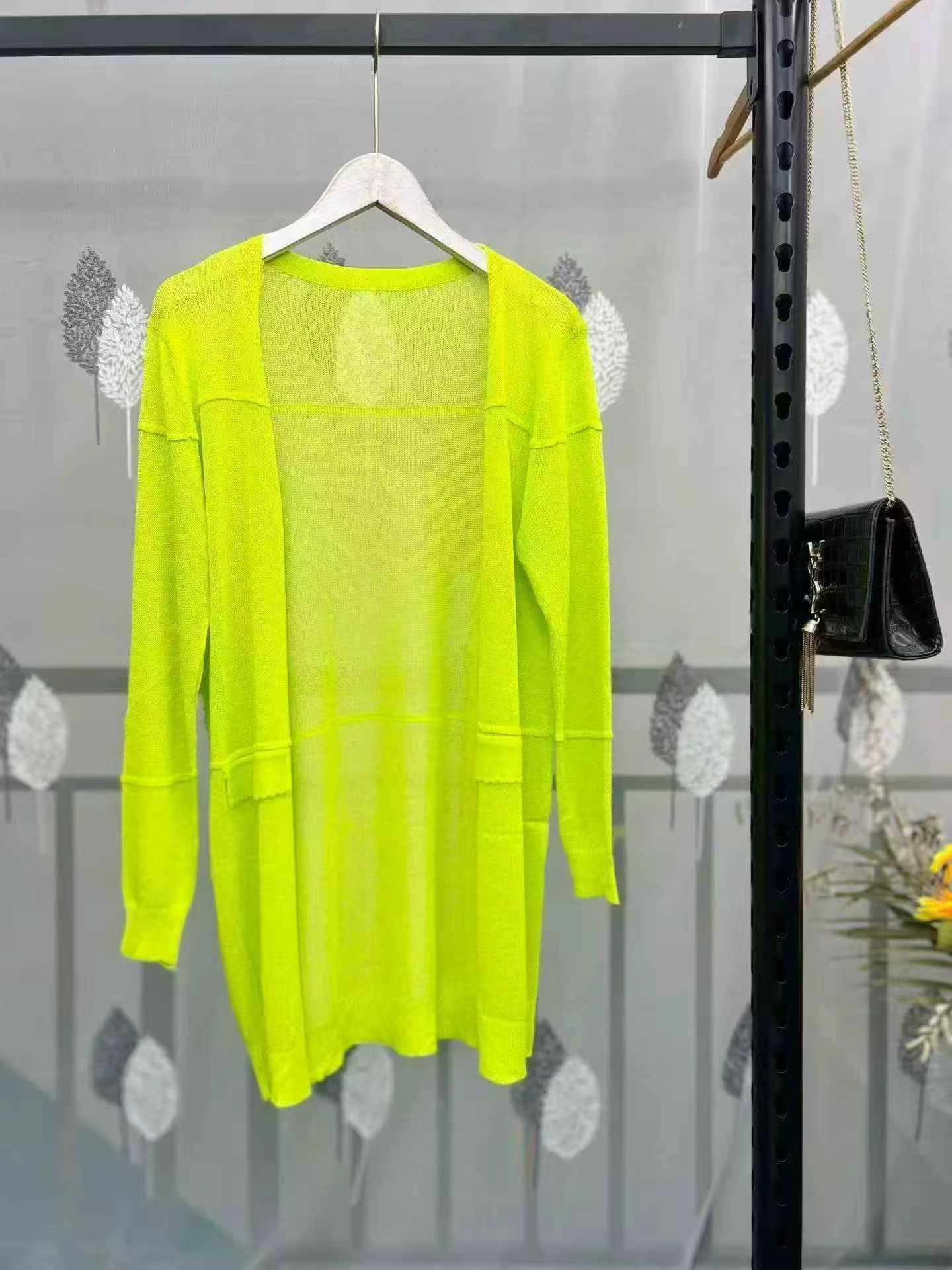 1200 ชิ้น เสื้อการ์ดิแกนถักแขนยาวความยาวปานกลาง สำหรับฤดูใบไม้ผลิและฤดูใบไม้ร่วง - Image 1