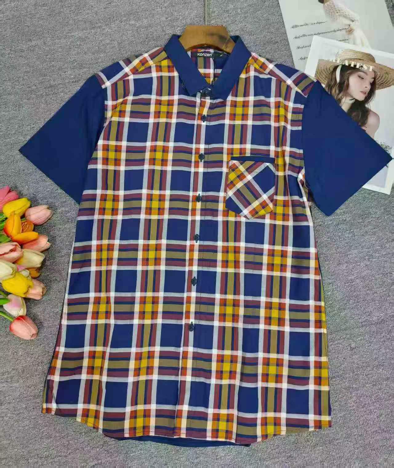 800 Peças de Camisas Masculinas de Manga Curta e Longa - Image 1