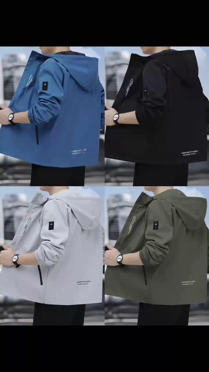 4568 Pcs Men's Windbreaker Jackets Bulk Stock Clearance - Image 1
