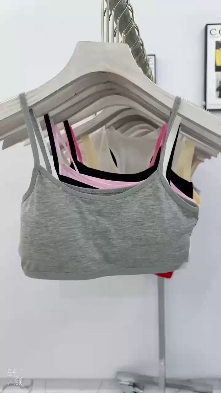 1640 Pcs Girls Developmental Cotton Thin Camisole Bra - Image 1