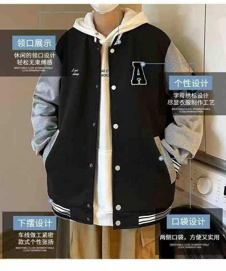 1055 Pieces Men's Baseball Jackets - Image 1