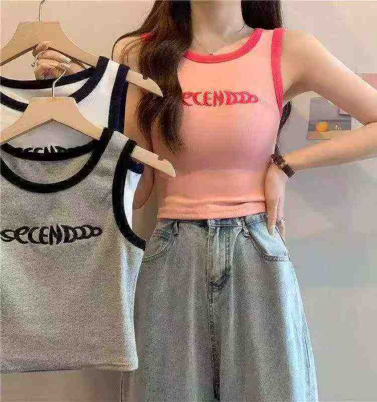 360 Pcs American Retro Sexy Versatile Tank Tops - Image 1