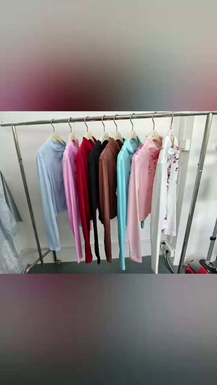 1200 پیز خواتین کی اسپائسی گرل زپ اسٹینڈ کالر لچکدار سویٹ شرٹس - Image 2