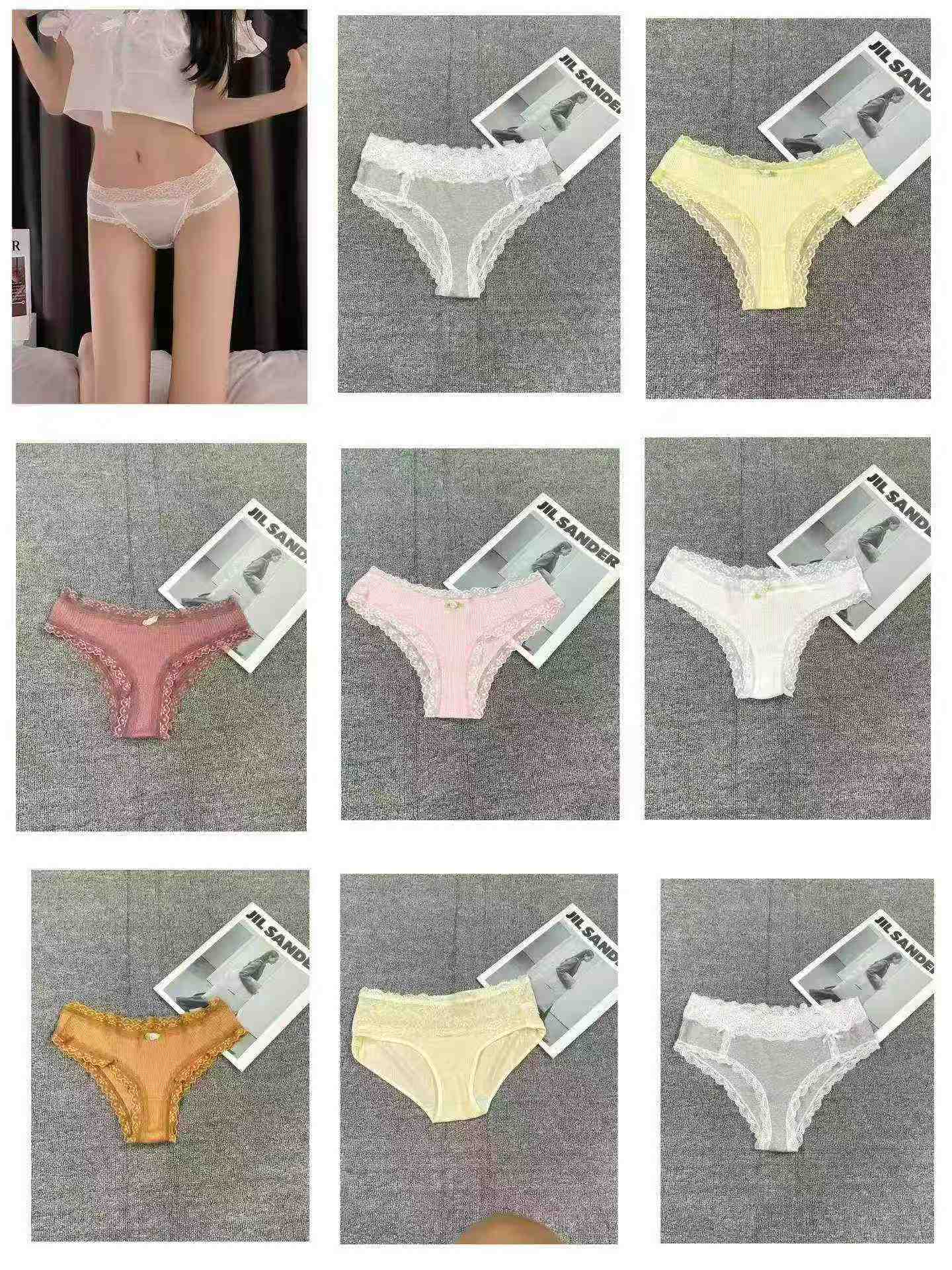 Lebih 1575 Keping Seluar Dalam Wanita Eksport Asal, Renda & Tanpa Jahitan, Saiz S-3XL, 10 Keping Setiap Bungkusan - Image 1