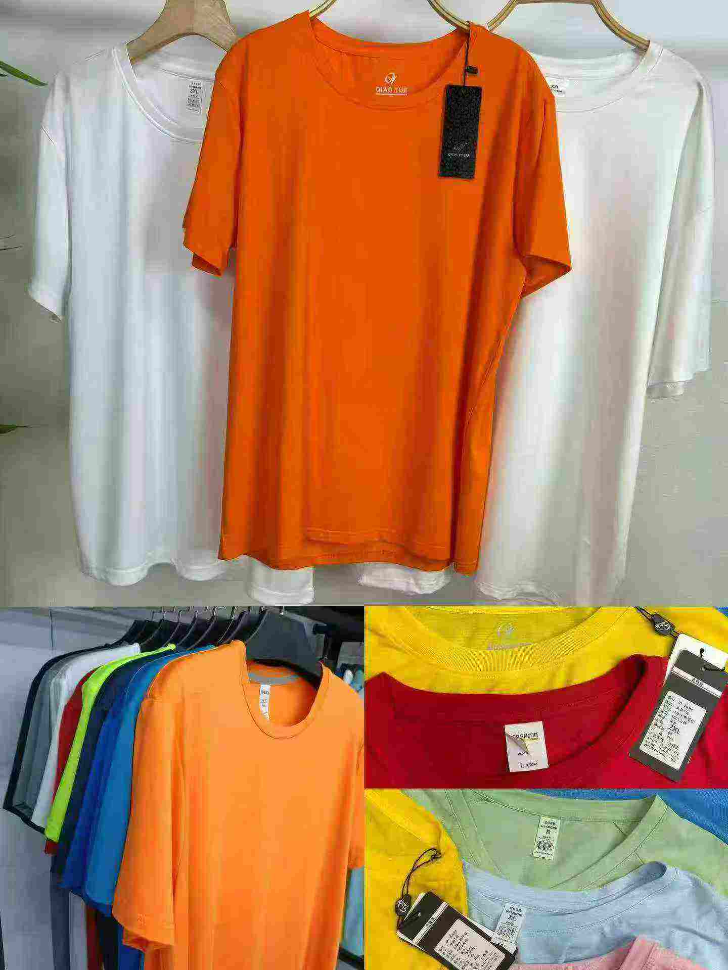 Wholesale 7500 Pcs Cotton Quick Dry Sports Short Sleeve T-Shirts - Image 1