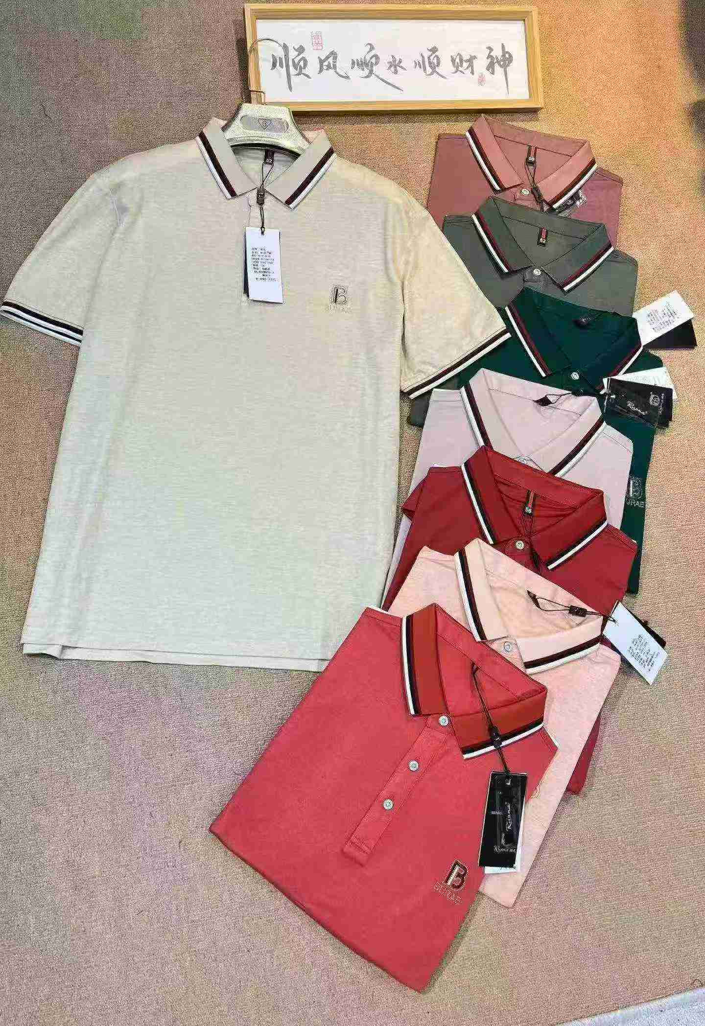 Aproximadamente 2700 piezas de camisetas polo para hombre de fibra reciclada de nailon, tallas S-2XL - Image 1