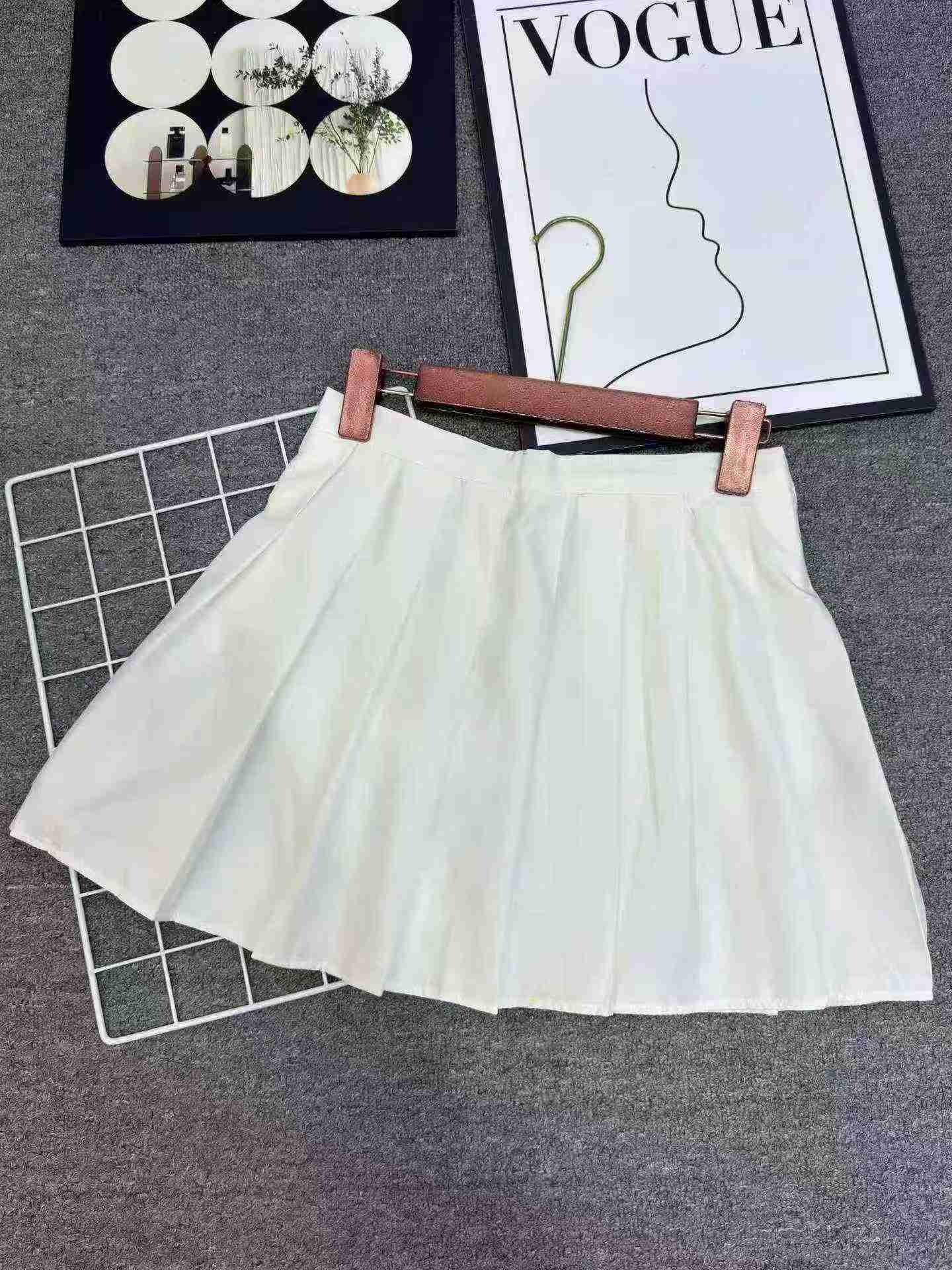 1630 PCS Women's Summer High Waist A-line Pleated Mini Skirts S-XL - Image 1