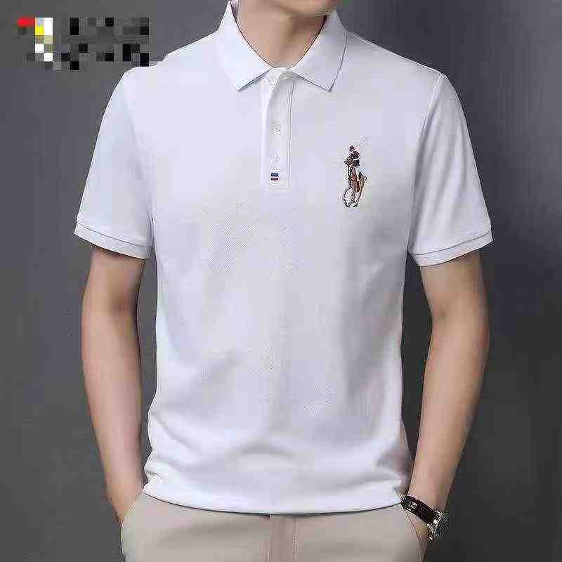 700 Pieces Whole Order Men's Embroidered Cotton Short Sleeve Big Size Polo T-Shirts - Image 1