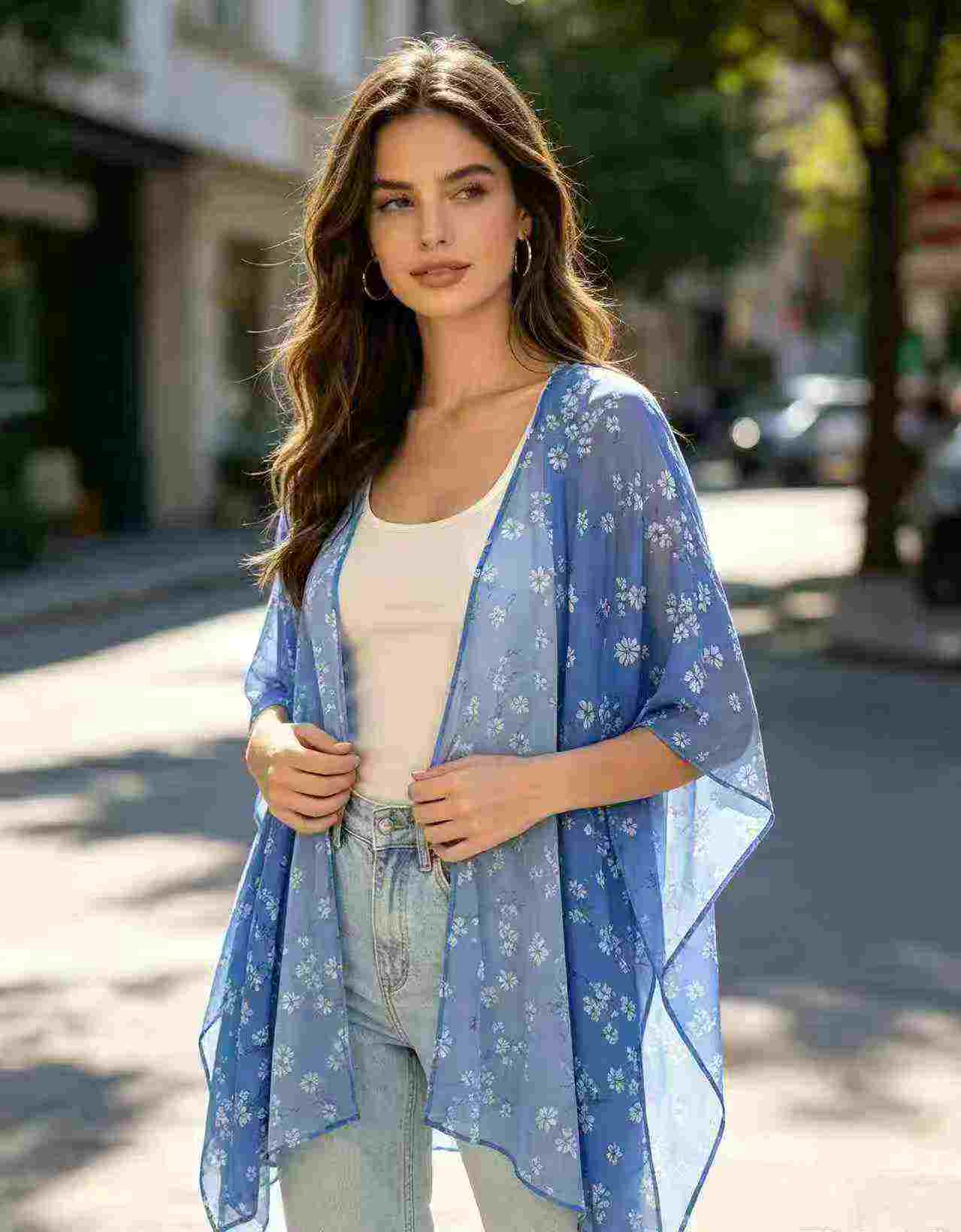 490 Pcs European & American Oversized Chiffon Sun Protection Clothing, Sizes S~3XL, Individual Vacuum Packed - Image 1