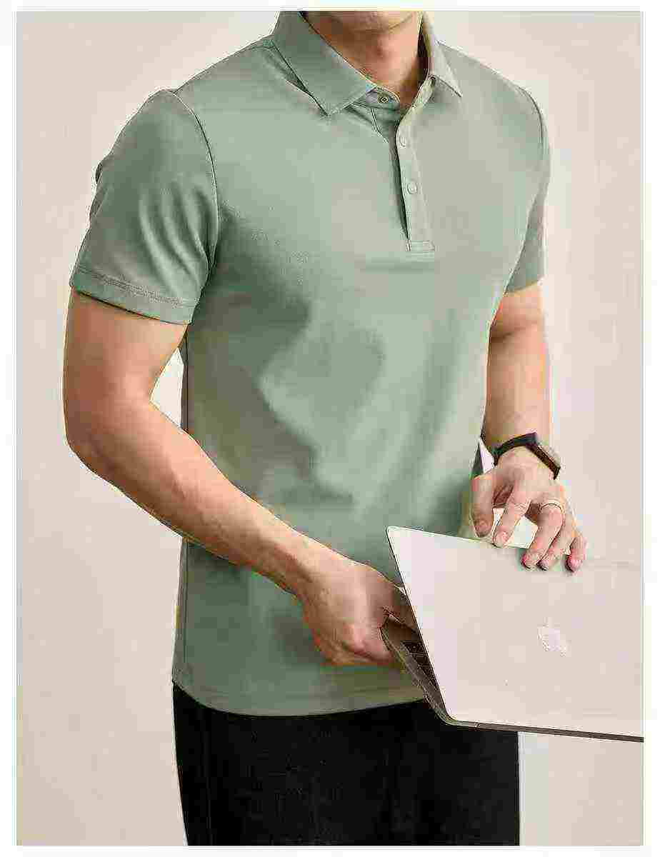 Branded Summer Breathable Men's Commute Short Sleeve Polo Shirt 3315 Pieces - Image 1