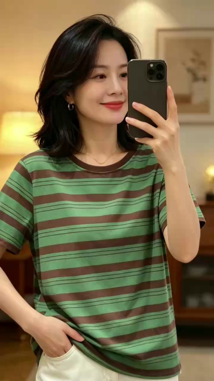 Khoảng 600 chiếc áo thun nữ pha trộn thanh lý - Image 2