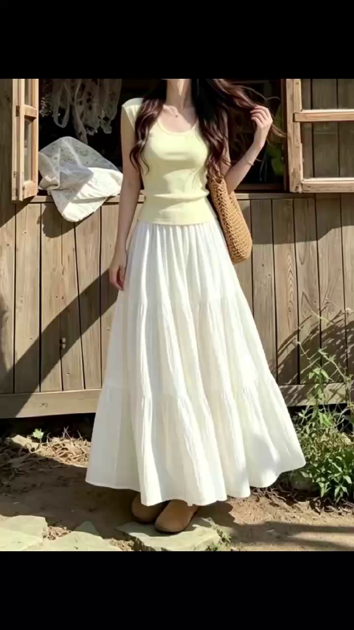 Korean Style Fashion Commute Loose Long Skirts, About 420 Pieces - Image 1