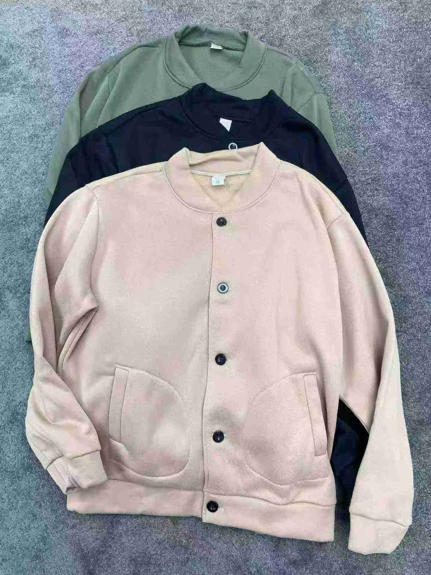Men's Fleece Lined Baseball Jacket, Sizes M-2XXL, Total 4800 Pieces - Image 1