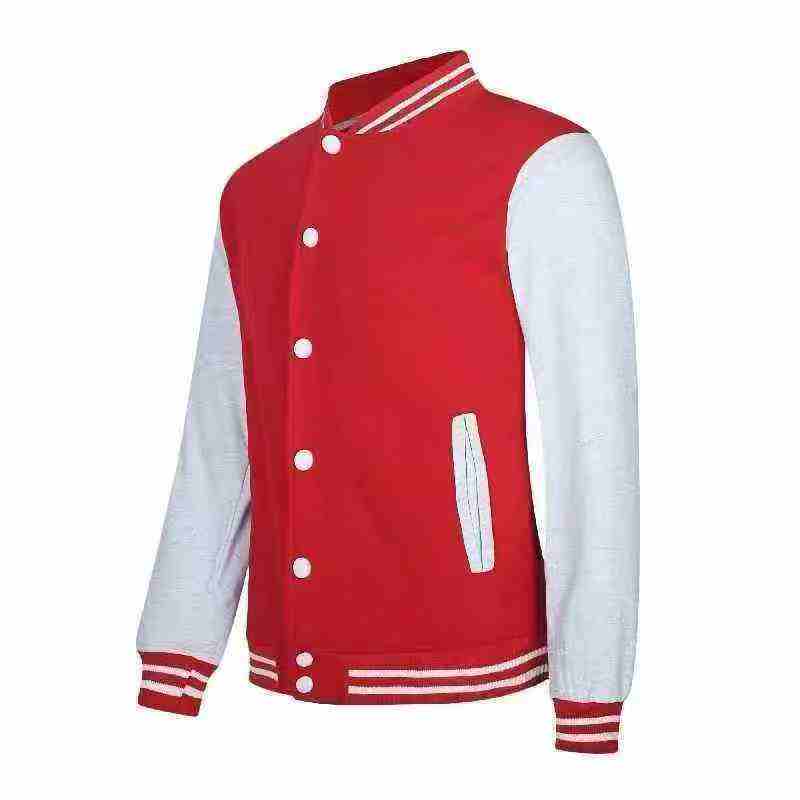 1050 Pieces 5 Colors S-6XL 100% Cotton Baseball Jackets - Image 1