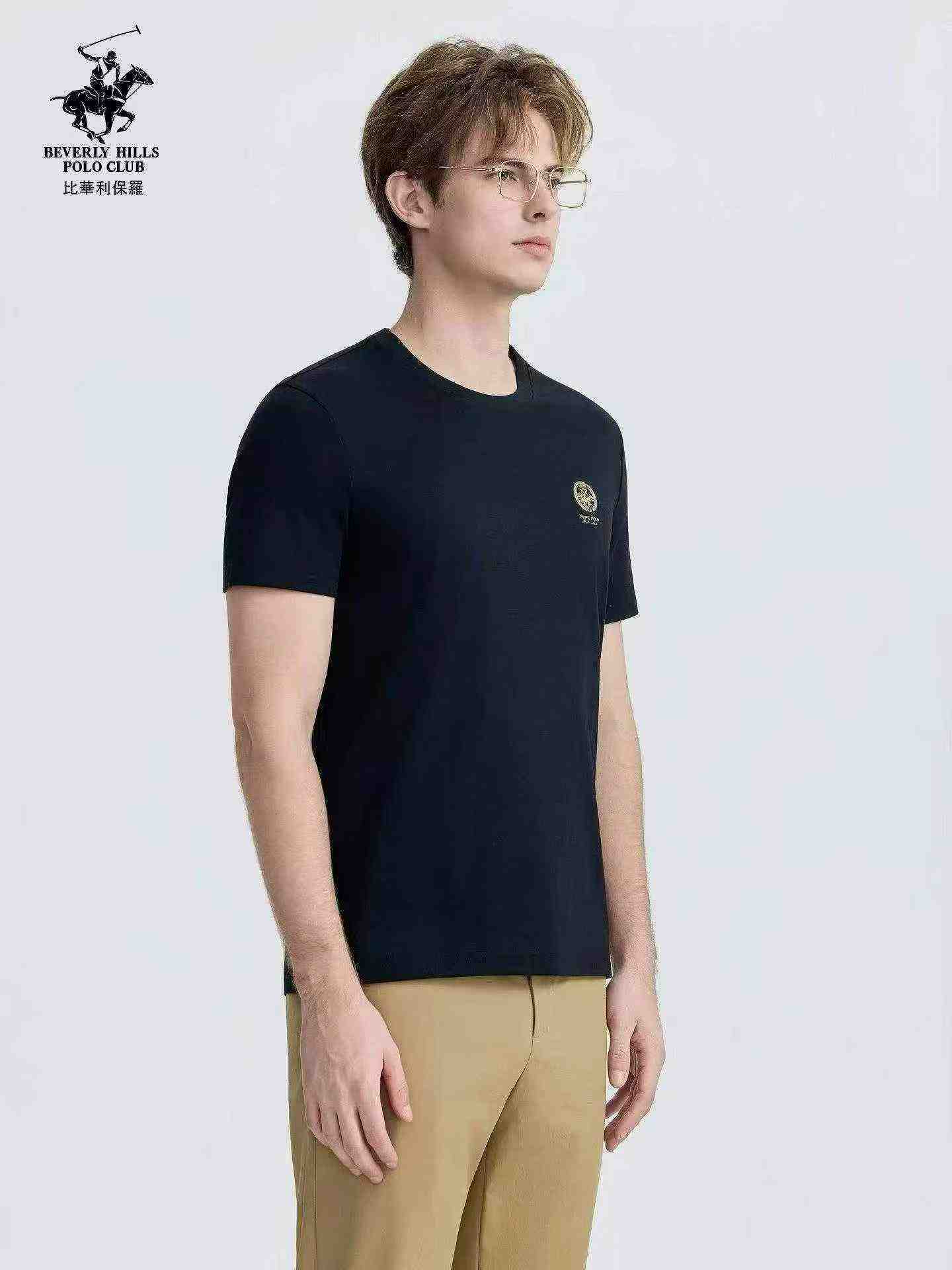 1500 Pcs Heavy Rhinestone Ice Silk Men's Short Sleeve T-shirts - Image 1