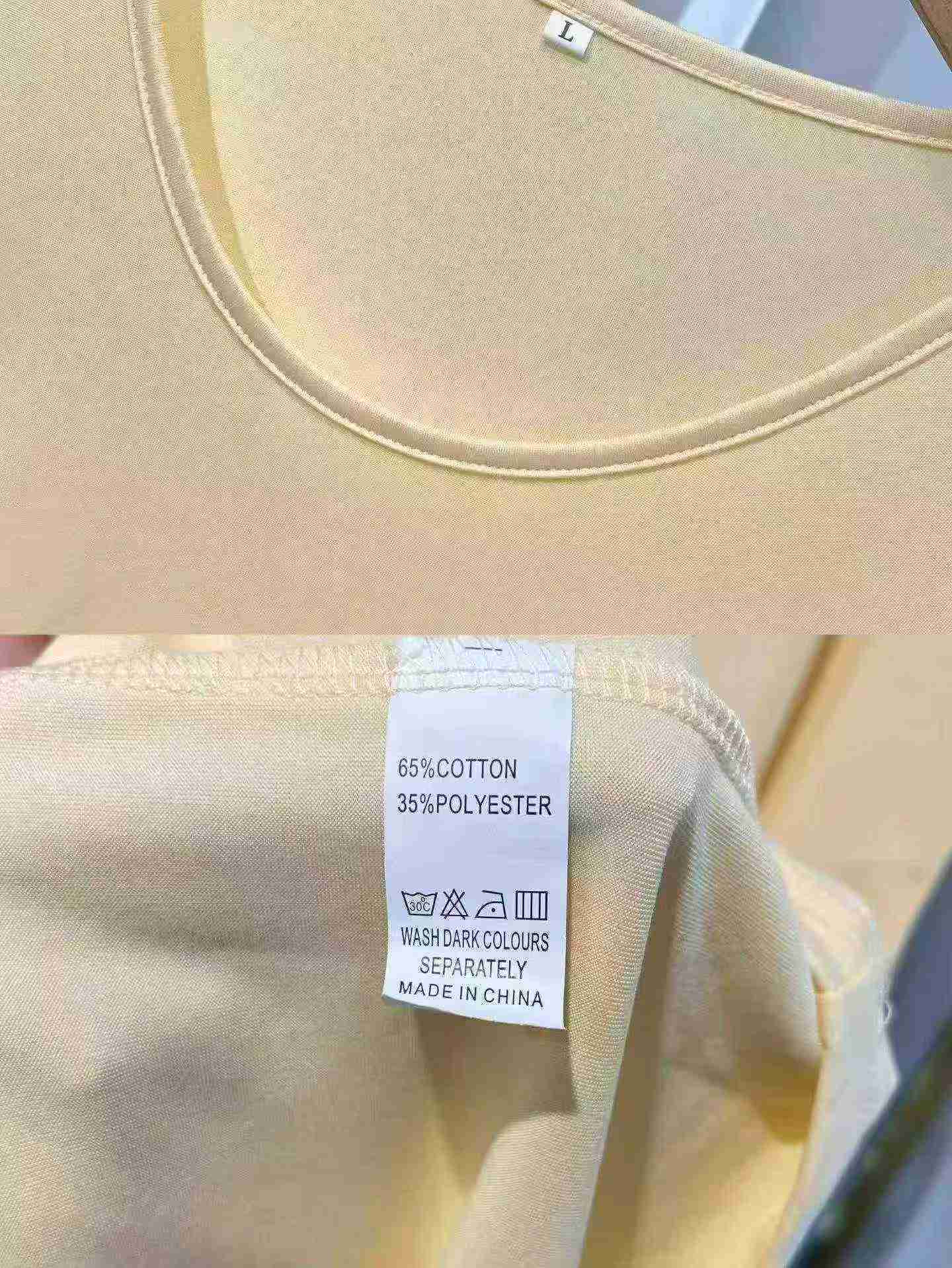 About 220pcs Size S-XL Slightly Defective Cotton Tops - Image 1