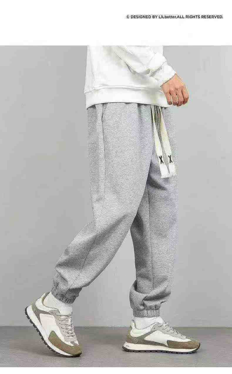216 PCS Unisex Casual Loose Cuffed Sweatpants Size M to 4XL - Image 1