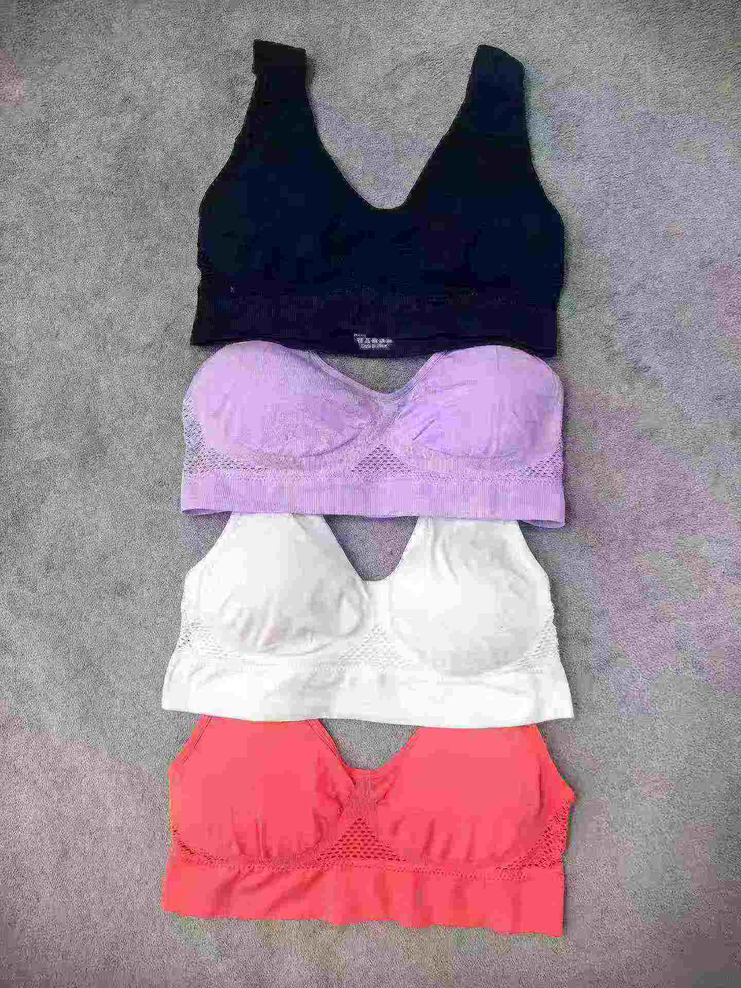 Approx 1700 Pcs Summer Thin Ice Silk Seamless Sports Bras, Extra 100-200 Pcs Additional Style - Image 1