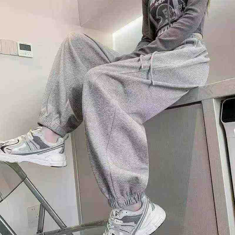 Simple Casual Loose High Waist Sweatpants 395pcs, Size M-3XL Individual Packing - Image 1