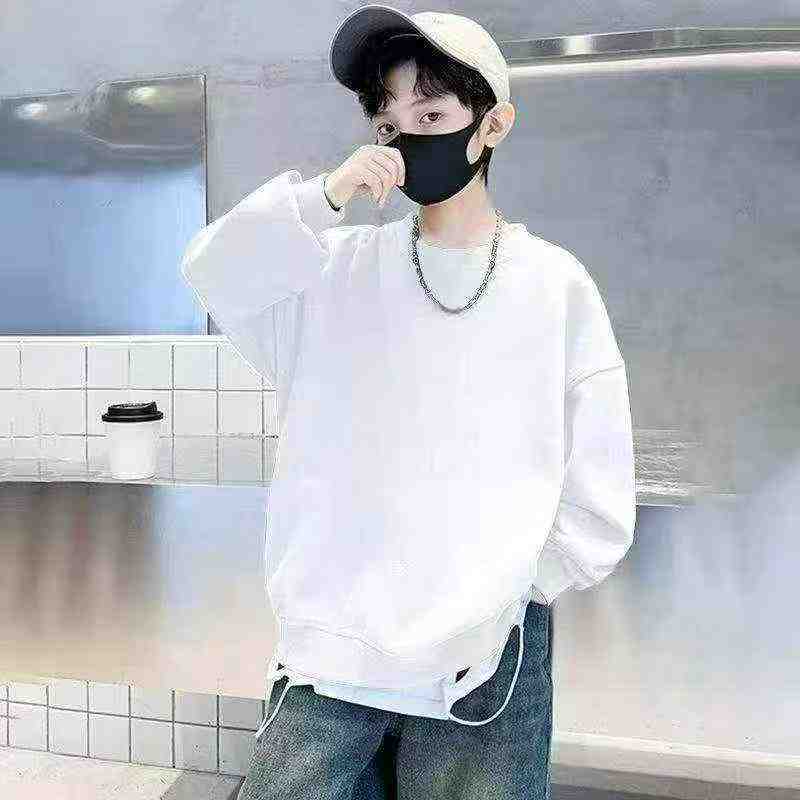 562 Pcs Older Kids Fleece Crewneck Sweatshirts Clearance - Image 1