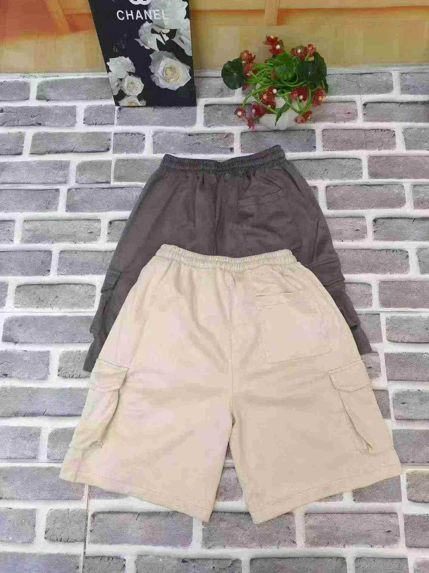 Men's Summer Loose Casual American Suede Multi-pocket Cargo Shorts About 683pcs - Image 1