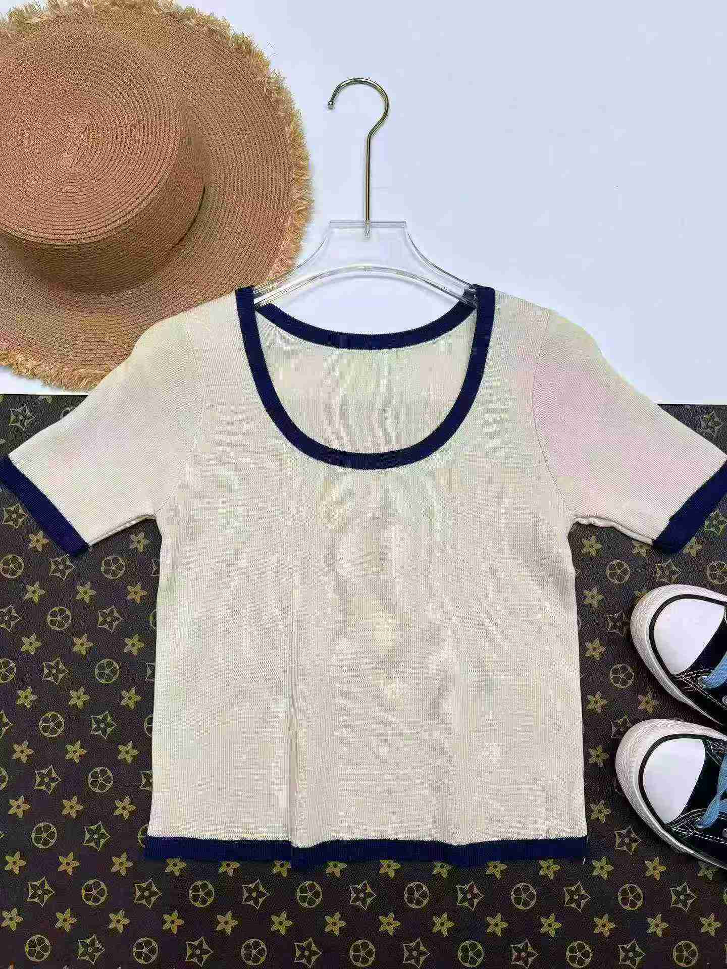 Summer Sexy Cropped Knit Short Sleeve T-shirts, Approx 1867 Pieces - Image 1