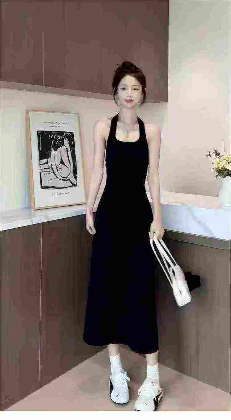144 Pieces Halter Neck Slip Dresses - Image 1