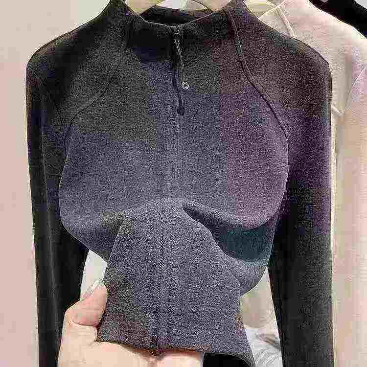 3515 Peças Jaqueta Cardigã Quente de Dralon Slim Fit de Alta Qualidade para Outono e Inverno - Image 1