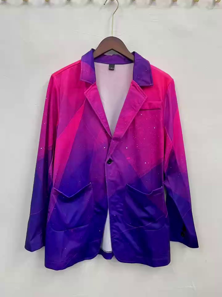 Kolekcja 516 sztuk casualowych drukowanych blezerów, rozmiary S-3XL - Image 2