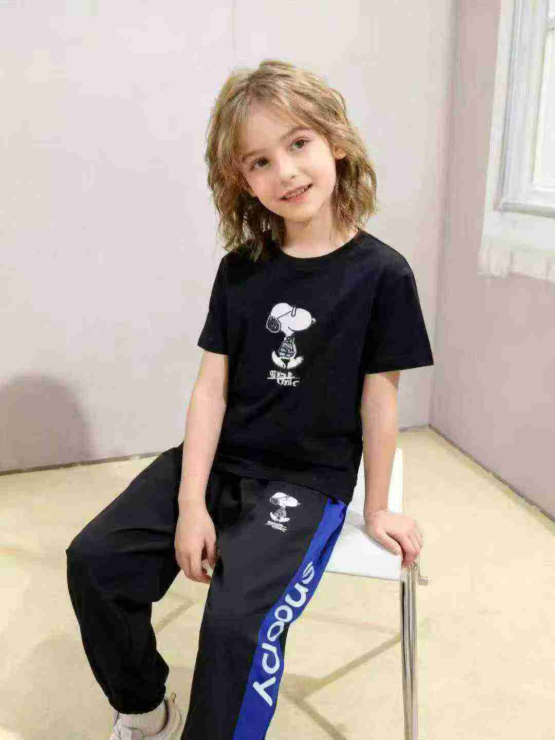 Around 3000 Pcs Snoopy Printed Kids Summer Casual Jogger Pants - Image 1