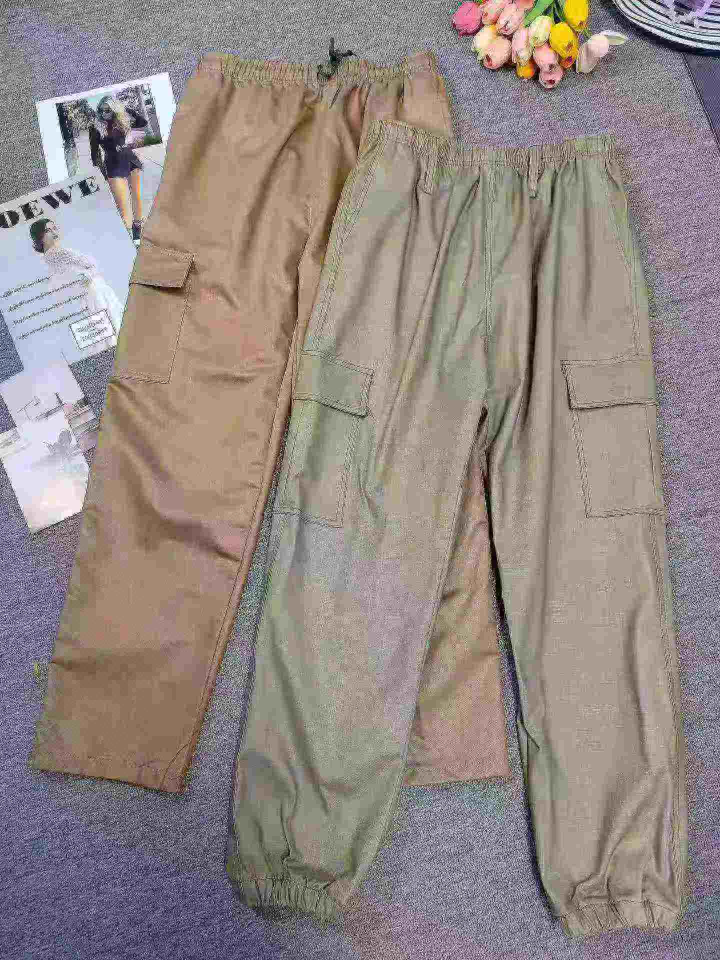 2888 Pieces Cargo Pants Straight & Cuff Sizes XL-3XL Clearance - Image 1