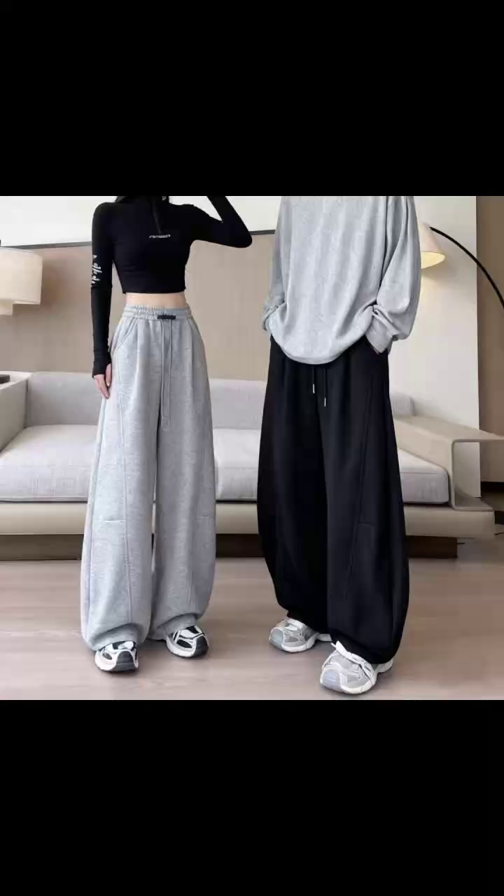 Around 1000 Pcs Unisex Fleece Casual Sweatpants Wholesale Clearance - Image 2